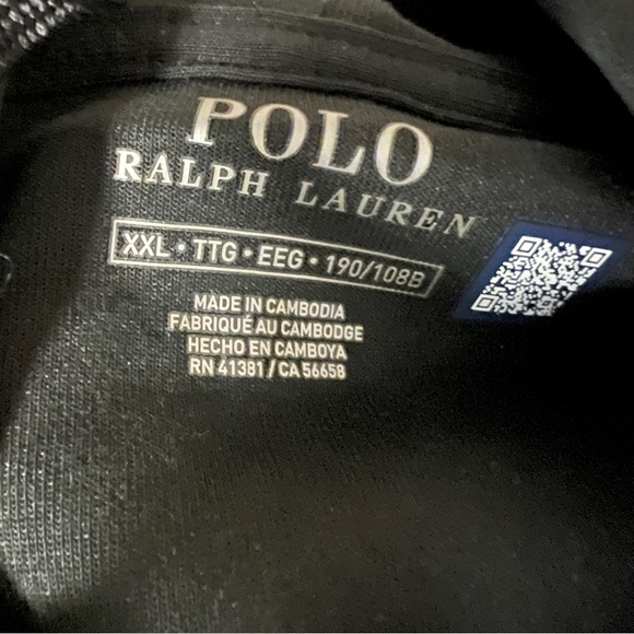 POLO RALPH LAUREN Mens Jogger Sweatsuit Double Knit Black - Picture 9 of 11